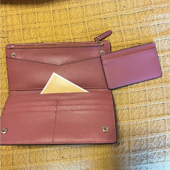 Michael Kors Pink Crescent Shoulder Bag matching slim/wallet holder . - Picture 4 of 4